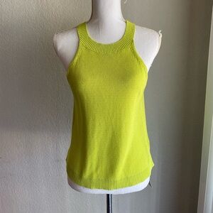 Vibrant Lime Sleeveless Tank Top